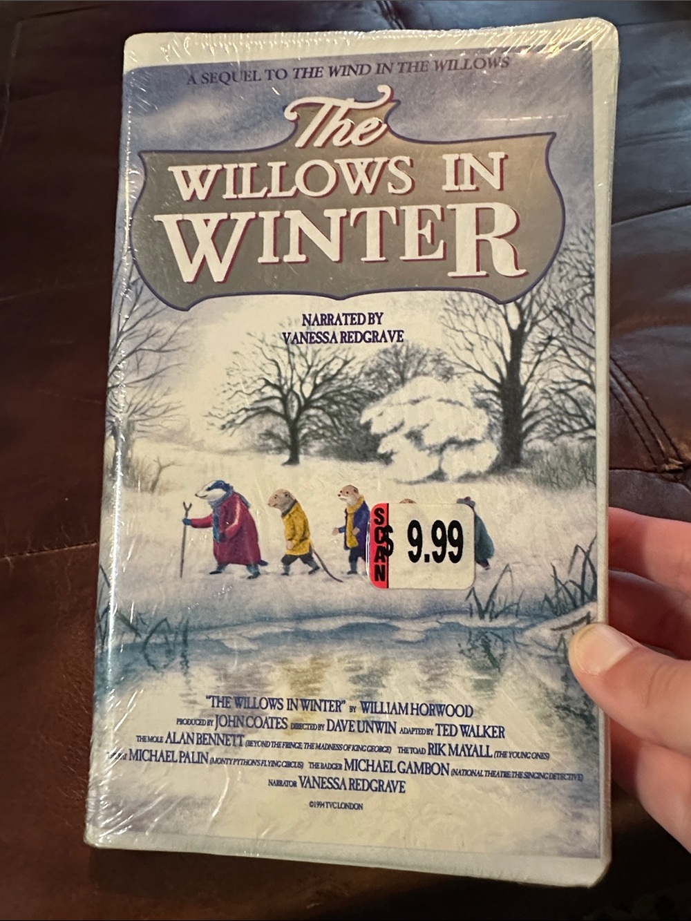 The Willows in Winter New Sealed Vintage VHS - Winter Blue Cover Art